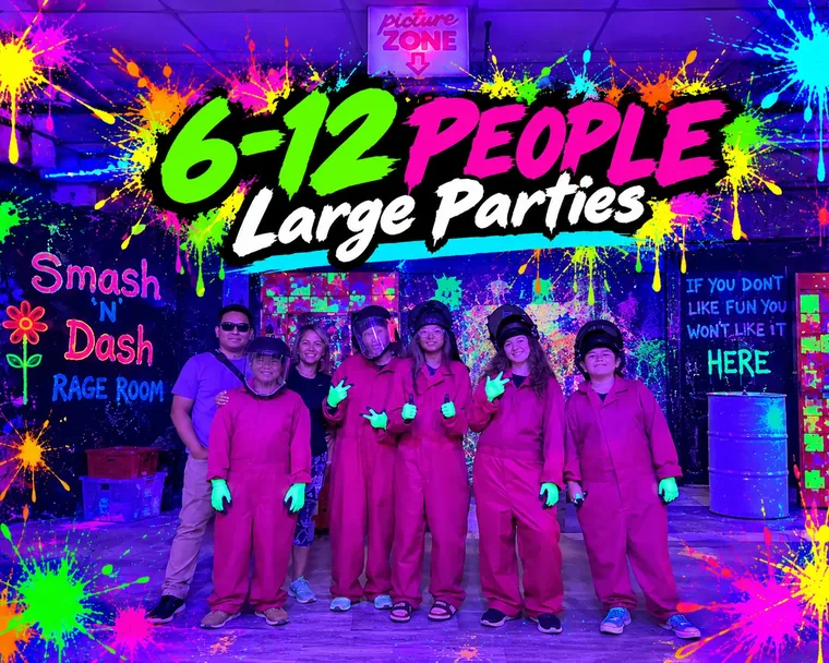 6 to 12 People - Large Parties